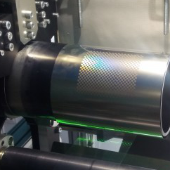 Nano-structured Nickel sleeve on R2R machine